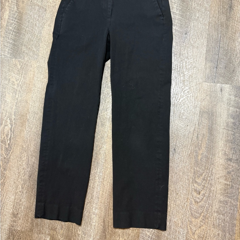 J. Crew Black Straight-Leg Chinos